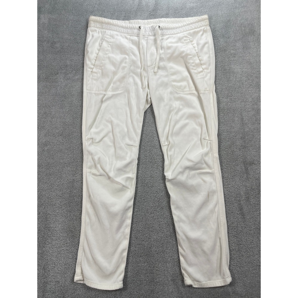Standard James Perse Pants Women Size 3 White Drawstring Casual Straight Leg